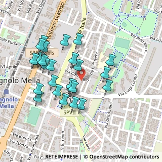 Mappa Via Giambattista Tiepolo, 25021 Bagnolo Mella BS, Italia (0.21111)