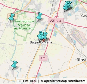 Mappa Via Giambattista Tiepolo, 25021 Bagnolo Mella BS, Italia (4.88364)