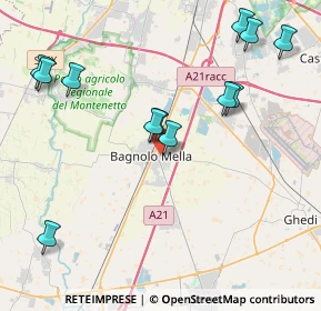 Mappa Via Giambattista Tiepolo, 25021 Bagnolo Mella BS, Italia (4.60417)