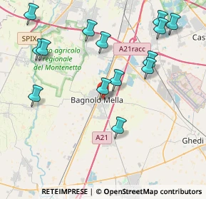 Mappa Via Giambattista Tiepolo, 25021 Bagnolo Mella BS, Italia (4.54214)
