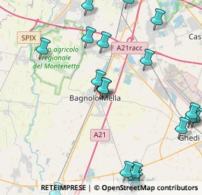 Mappa Via Giambattista Tiepolo, 25021 Bagnolo Mella BS, Italia (5.6135)
