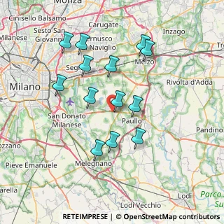 Mappa Via Oriani, 20060 Mediglia MI, Italia (6.92846)
