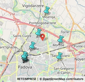 Mappa Via Antonio Zanchi, 35133 Padova PD, Italia (2.17182)