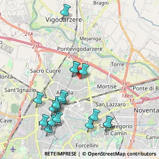 Mappa Via Antonio Zanchi, 35133 Padova PD, Italia (2.36556)