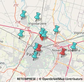 Mappa Via Antonio Zanchi, 35133 Padova PD, Italia (3.31909)