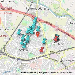 Mappa Via Antonio Zanchi, 35133 Padova PD, Italia (0.7795)