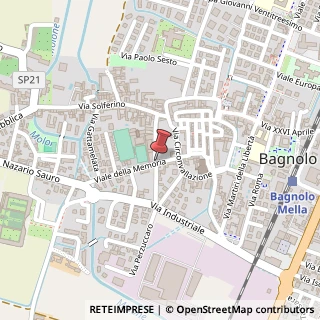 Mappa Viale della Memoria,  11, 25021 Bagnolo Mella, Brescia (Lombardia)