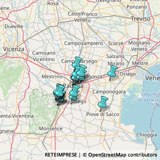 Mappa Via Luigi Rizzo, 35129 Padova PD, Italia (9.2865)