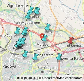 Mappa Via delle Molle, 35129 Padova PD, Italia (2.134)