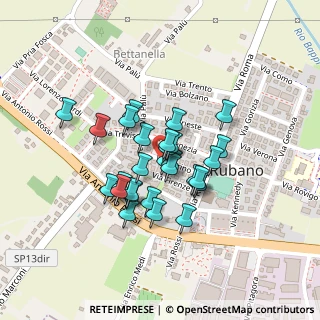 Mappa Via Torino, 35030 Rubano PD, Italia (0.16071)