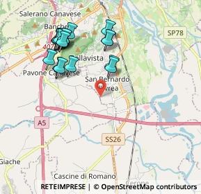 Mappa Via Cantone Getto, 10015 Ivrea TO, Italia (2.0785)