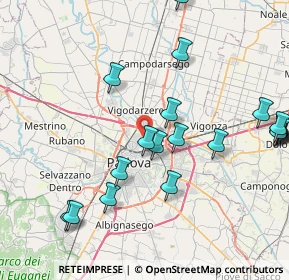 Mappa Via Saetta, 35133 Padova PD, Italia (9.5515)