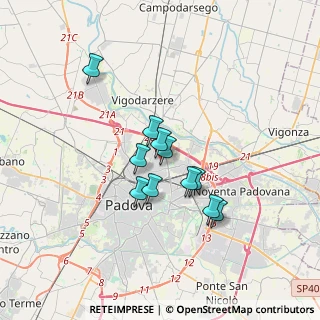 Mappa Via Saetta, 35133 Padova PD, Italia (2.56545)