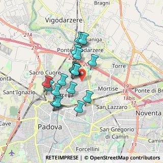 Mappa Via Saetta, 35133 Padova PD, Italia (1.3965)