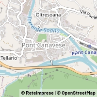 Map Pont Canavese
