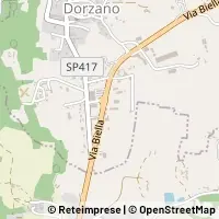 Mapa Dorzano