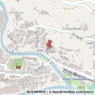 Mappa Via Pilot, 7, 10085 Pont Canavese, Torino (Piemonte)