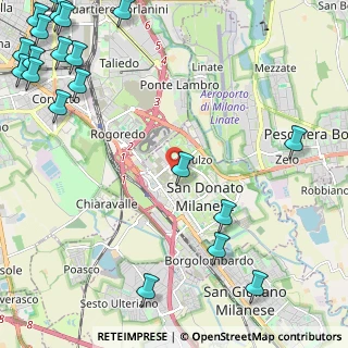 Mappa Via Ravenna, 20097 San Donato Milanese MI, Italia (3.648)