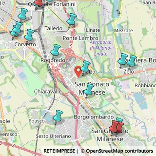 Mappa Via Ravenna, 20097 San Donato Milanese MI, Italia (3.22333)