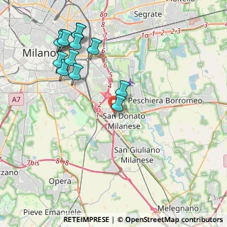 Mappa Via Ravenna, 20097 San Donato Milanese MI, Italia (4.58)