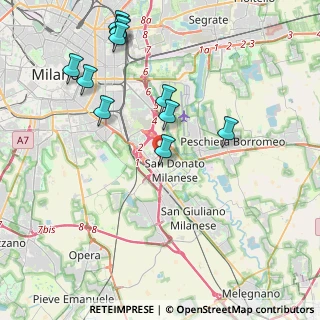 Mappa Via Ravenna, 20097 San Donato Milanese MI, Italia (4.47455)