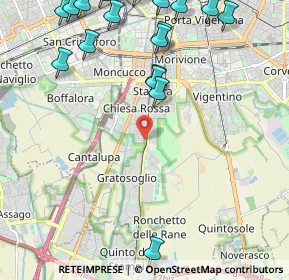 Mappa Via Fabrizio de André, 20142 Milano MI, Italia (2.9665)