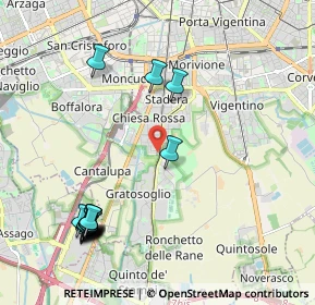 Mappa Via Fabrizio de André, 20142 Milano MI, Italia (2.49688)