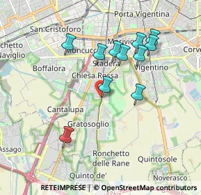 Mappa Via Fabrizio de André, 20142 Milano MI, Italia (1.72091)