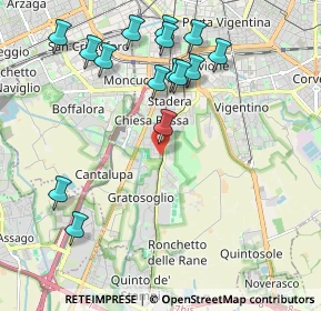 Mappa Via Fabrizio de André, 20142 Milano MI, Italia (2.22533)