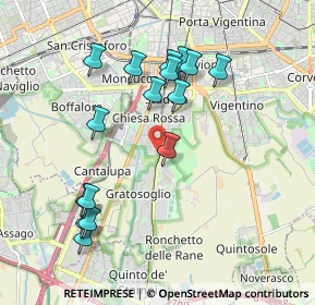 Mappa Via Fabrizio de André, 20142 Milano MI, Italia (1.94563)