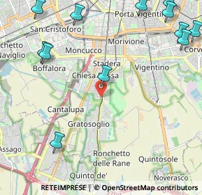 Mappa Via Fabrizio de André, 20142 Milano MI, Italia (3.25538)