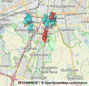 Mappa Via Fabrizio de André, 20142 Milano MI, Italia (1.68455)