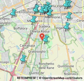 Mappa Via Fabrizio de André, 20142 Milano MI, Italia (2.54059)