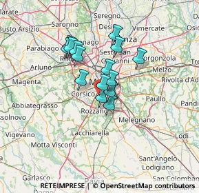 Mappa Via Fabrizio de André, 20142 Milano MI, Italia (9.59267)