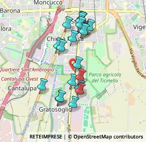 Mappa Via Fabrizio de André, 20142 Milano MI, Italia (0.835)