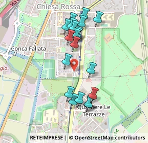 Mappa Via Fabrizio de André, 20142 Milano MI, Italia (0.4435)