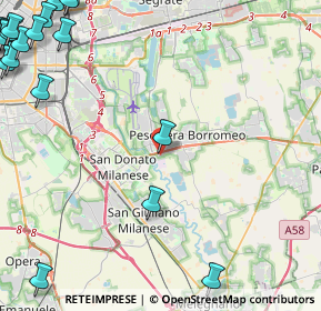 Mappa S.N.C Galleria Borromea Shopping C, 20068 Peschiera Borromeo MI, Italia (7.7205)