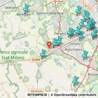 Mappa Via Signorelli, 20090 Trezzano sul Naviglio MI, Italia (6.0915)