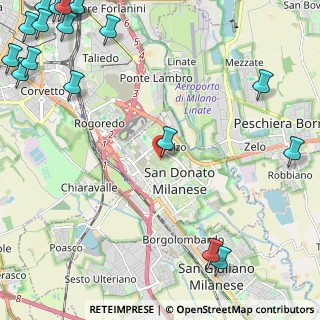 Mappa Via Alfonsine, 20097 San Donato Milanese MI, Italia (3.84056)