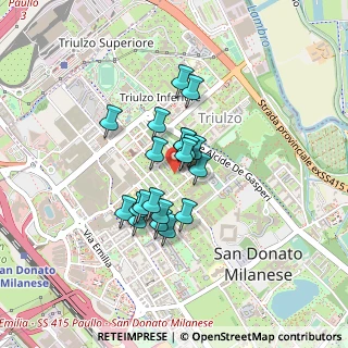Mappa Via Alfonsine, 20097 San Donato Milanese MI, Italia (0.2965)
