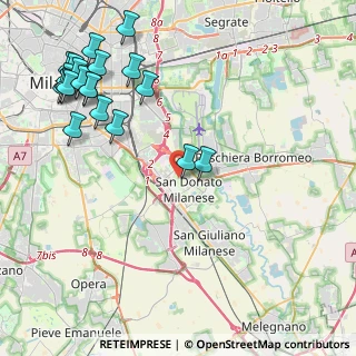 Mappa Via Alfonsine, 20097 San Donato Milanese MI, Italia (5.419)