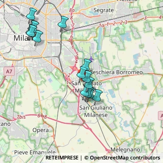 Mappa Via Alfonsine, 20097 San Donato Milanese MI, Italia (4.04067)