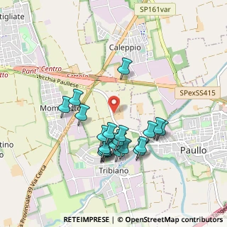 Mappa C9FH+3M, 20067 Tribiano MI, Italia (0.8475)