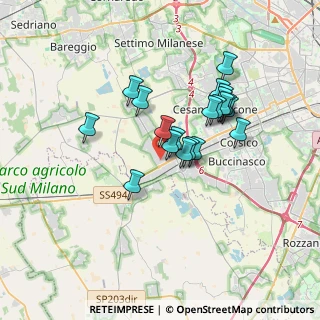 Mappa Via Galileo Galilei, 20090 Trezzano sul Naviglio MI, Italia (2.855)