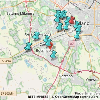 Mappa Via Fratelli Mascherpa, 20090 Buccinasco MI, Italia (3.975)