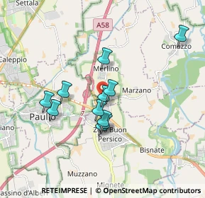 Mappa Via Industria, 26833 Merlino LO, Italia (1.46273)