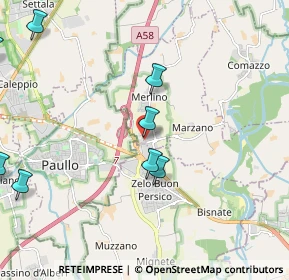 Mappa Via Industria, 26833 Merlino LO, Italia (3.12636)