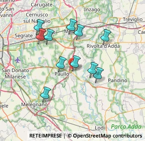 Mappa Via Industria, 26833 Merlino LO, Italia (6.58909)