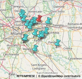 Mappa Via Industria, 26833 Merlino LO, Italia (11.675)