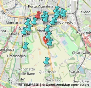 Mappa Via Pietro Martire d'Anghiera, 20141 Milano MI, Italia (1.7795)